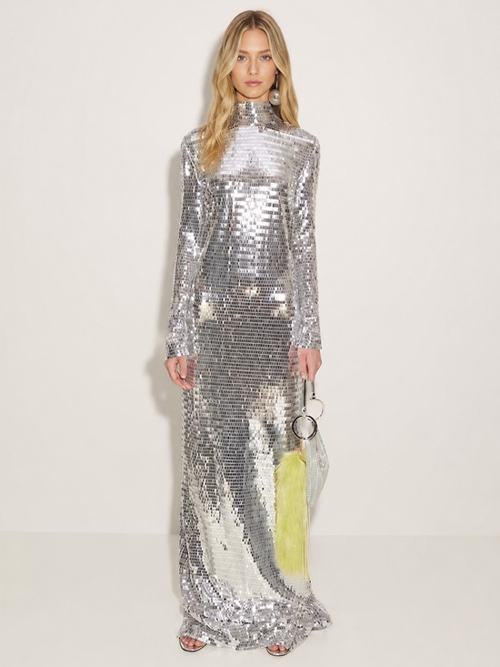 Simon Miller Dresses & Skirts - Sequin Sculpty Dress Gown in Satellite